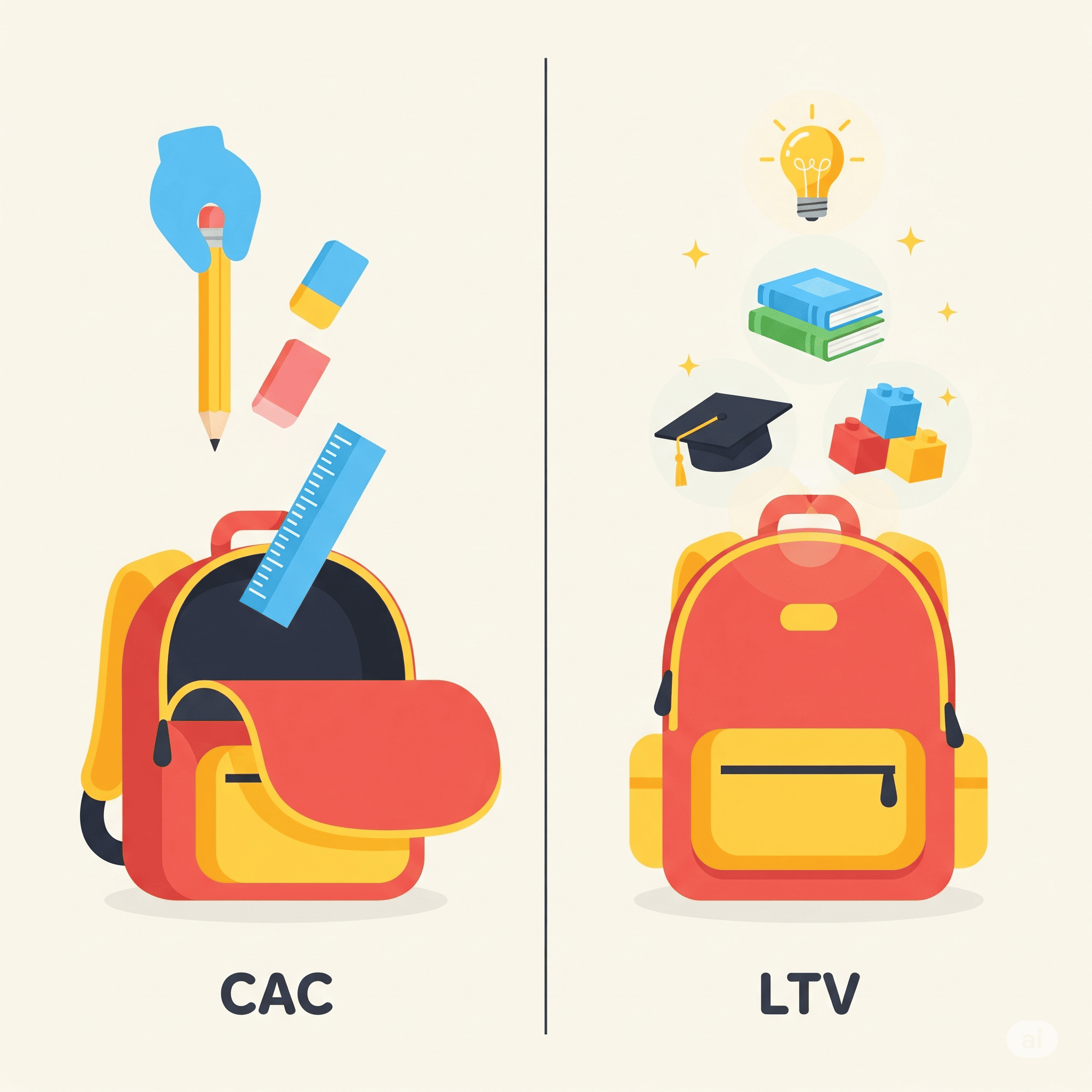 CAC E LTV EM EDTECH INFANTIL-COMO REDUZIR CUSTO DE AQUISIÇÃO